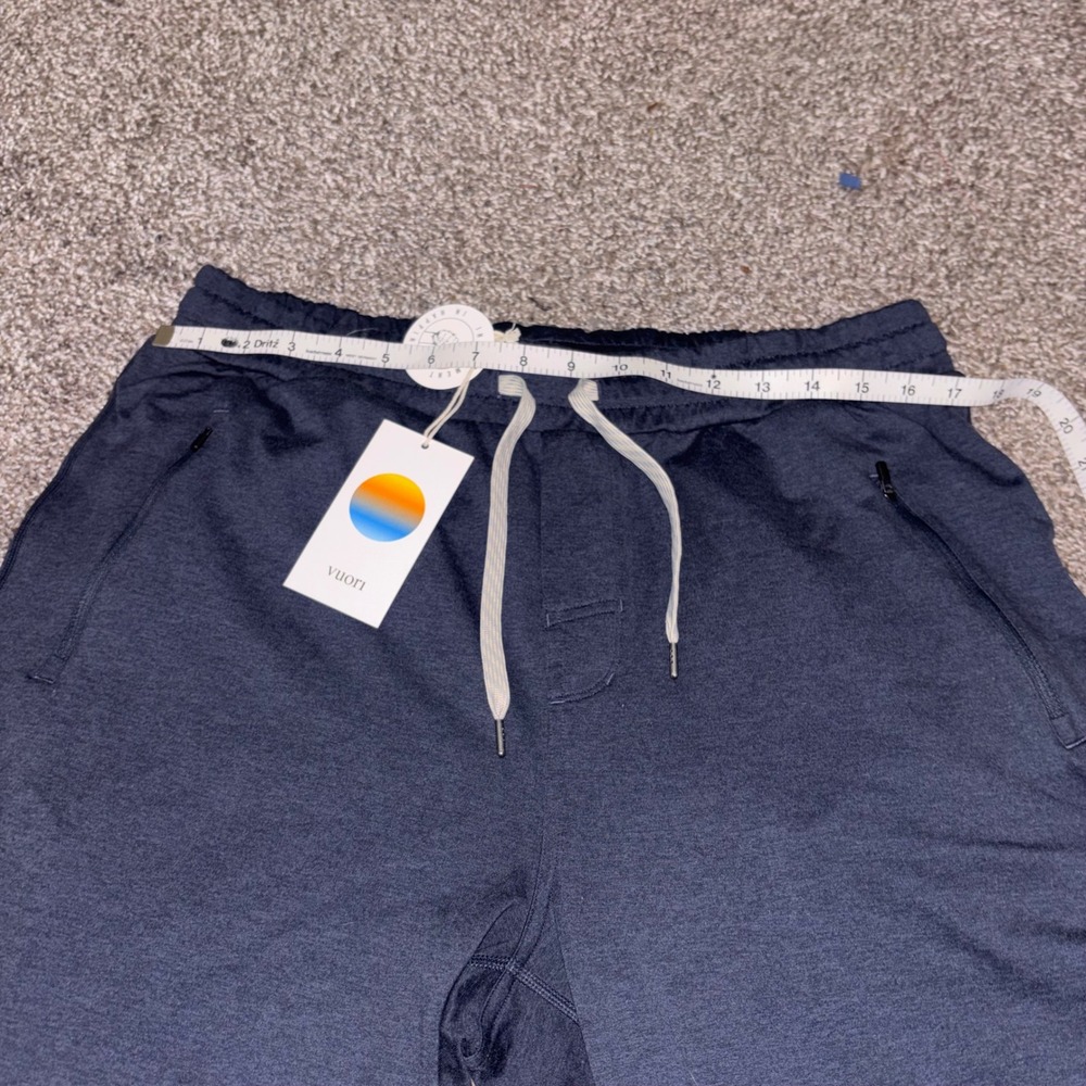 Vuori Mens Ponto Performance Jogger Azure Heather Navy Pants XL V438 NWT - Picture 5 of 8